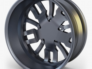 car rim wheel 18 silver gen 1 Modello 3D