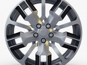 car rim wheel 18 silver gen 1 Modello 3D