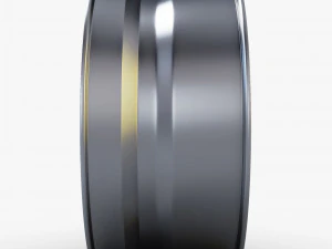 car rim wheel 18 silver gen 1 3D Model