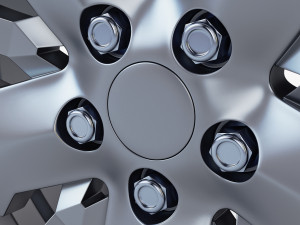 car rim wheel 18 silver gen 1 Modello 3D