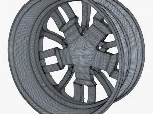 car rim wheel 18 silver gen 1 Modello 3D