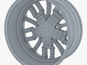 car rim wheel 18 silver gen 1 Modello 3D