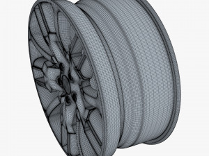 car rim wheel 18 silver gen 1 Modello 3D