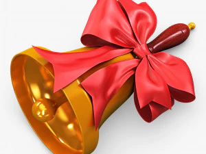 christmas bell v 1 3D Model