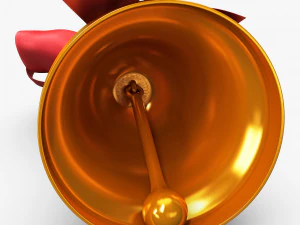 christmas bell v 1 3D Model