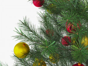 albero di natale 150 cm v 2 Modello 3D