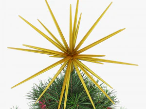 albero di natale 150 cm v 2 Modello 3D