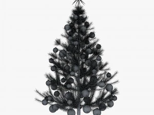 albero di natale 150 cm v 2 Modello 3D