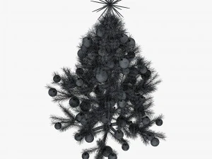 albero di natale 150 cm v 2 Modello 3D