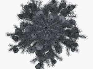 albero di natale 150 cm v 2 Modello 3D