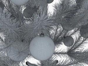 albero di natale 150 cm v 2 Modello 3D