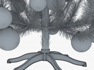 albero di natale 150 cm v 2 Modello 3D