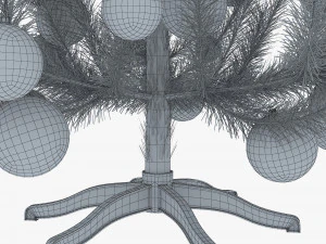 albero di natale 150 cm v 2 Modello 3D