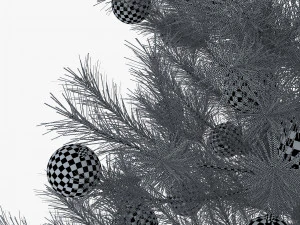 albero di natale 150 cm v 2 Modello 3D