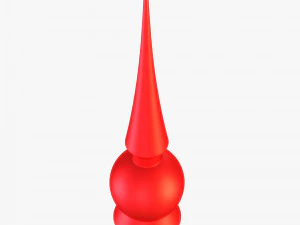 cartoon christmas tree v 1 3D Model