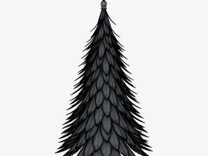 cartoon christmas tree v 1 3D Model