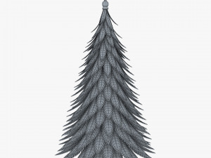 cartoon christmas tree v 1 Modelo 3D