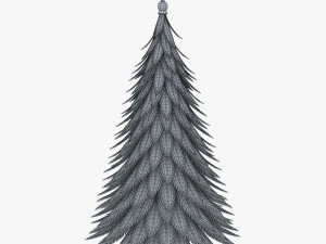 cartoon christmas tree v 1 3D Model