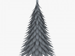 cartoon christmas tree v 1 Modelo 3D