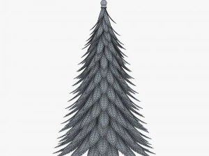 cartoon christmas tree v 1 3D Model