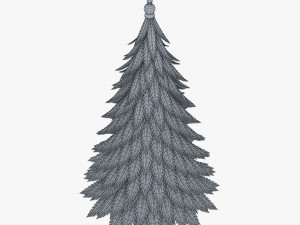 cartoon christmas tree v 1 Modelo 3D