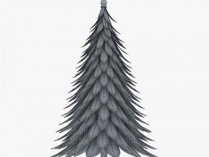 cartoon christmas tree v 1 Modelo 3D