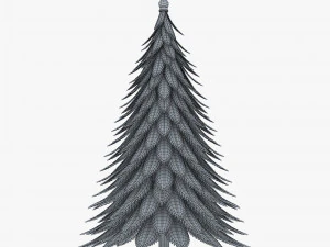 cartoon christmas tree v 1 3D Model