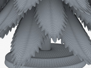cartoon christmas tree v 1 Modelo 3D