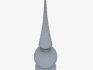cartoon christmas tree v 1 Modelo 3D