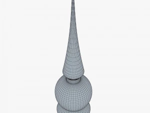 cartoon christmas tree v 1 3D Model