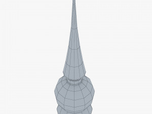 cartoon christmas tree v 1 Modelo 3D