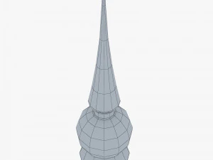 cartoon christmas tree v 1 3D Model
