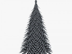 cartoon christmas tree v 1 Modelo 3D