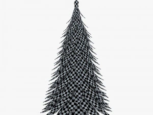 cartoon christmas tree v 1 3D Model