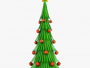 christmas tree paper v 1 Modelo 3D