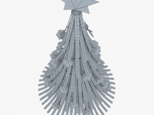 christmas tree paper v 1 Modelo 3D