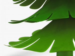 christmas tree paper v 2 Model 3D