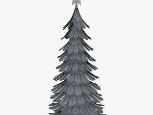 christmas tree paper v 2 Model 3D
