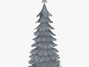 christmas tree paper v 2 Model 3D