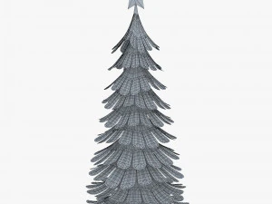 carta per albero di natale v 2 Modello 3D