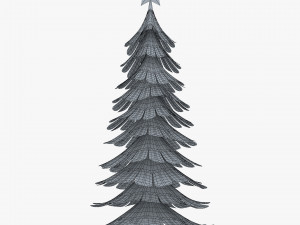 christmas tree paper v 2 Model 3D