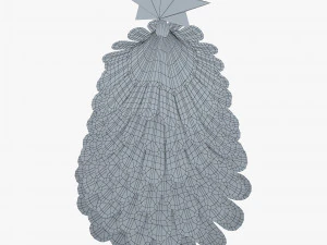 carta per albero di natale v 2 Modello 3D