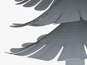 christmas tree paper v 2 Model 3D