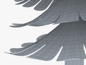 christmas tree paper v 2 Model 3D