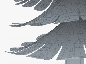 carta per albero di natale v 2 Modello 3D