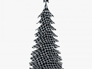 carta per albero di natale v 2 Modello 3D