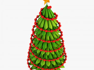 christmas tree paper v 3 3D Model