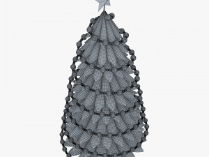 christmas tree paper v 3 3D Model