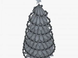 christmas tree paper v 3 3D Model