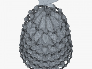 christmas tree paper v 3 3D Model